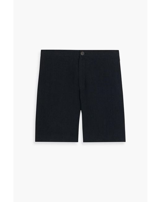Sandro Blue Linen Shorts for men