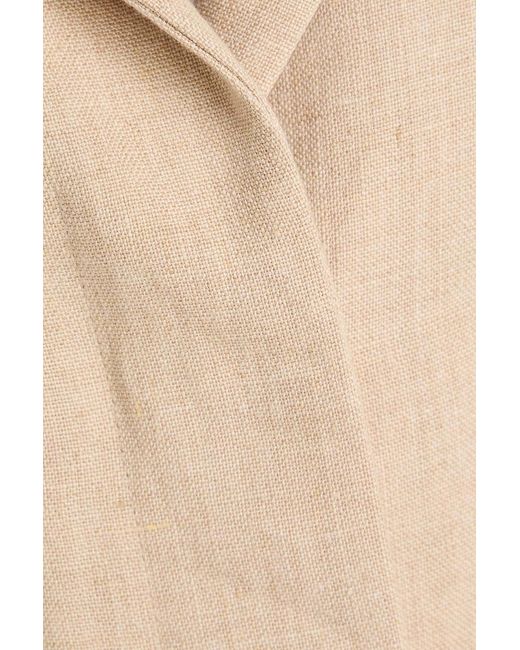 Brunello Cucinelli Natural Linen Blazer