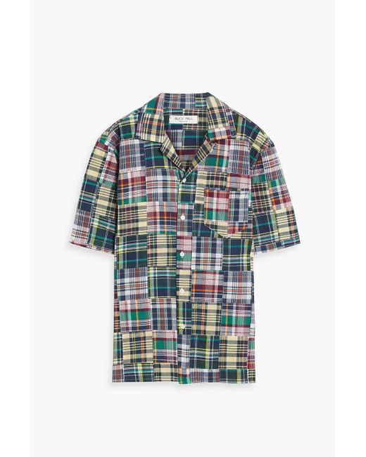 Alex Mill Herren Camp hemd aus baumwolle mit karomuster