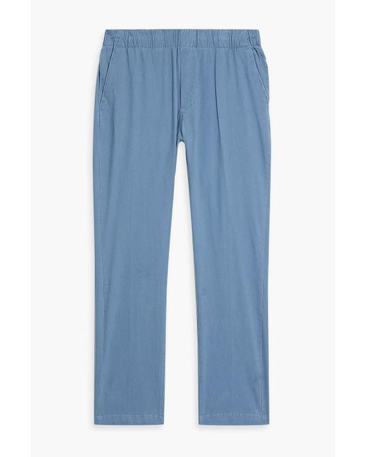Onia Blue Cotton-blend Twill Chinos for men