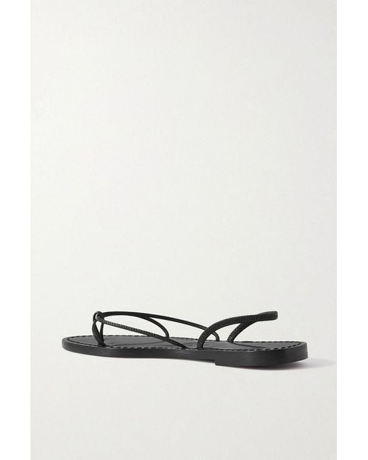 Amanu Black The Mombasa Leather Sandals