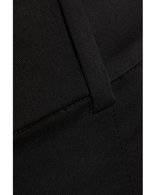 Jonathan Simkhai Black Kyra Satin Wide-leg Pants