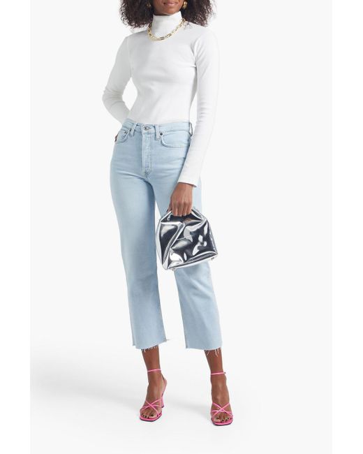 RE/DONE Denim 70s Stove Pipe Cropped 
