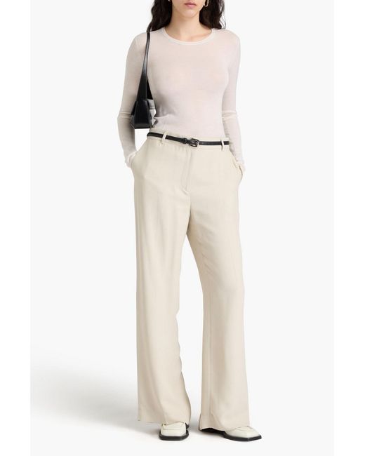 Totême White Cashmere Sweater