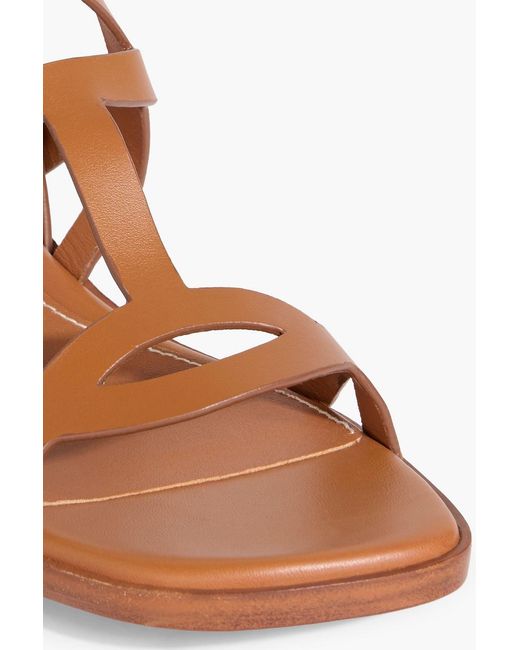 Zimmermann Brown Leather Sandals