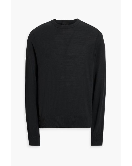 Rag & Bone Black Nolan Cotton-blend Sweater for men