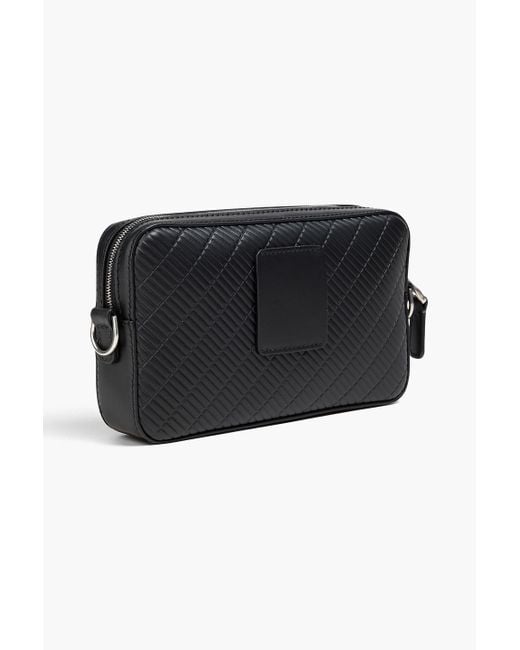 Dunhill Messenger bag aus geprägtem leder in Black für Herren