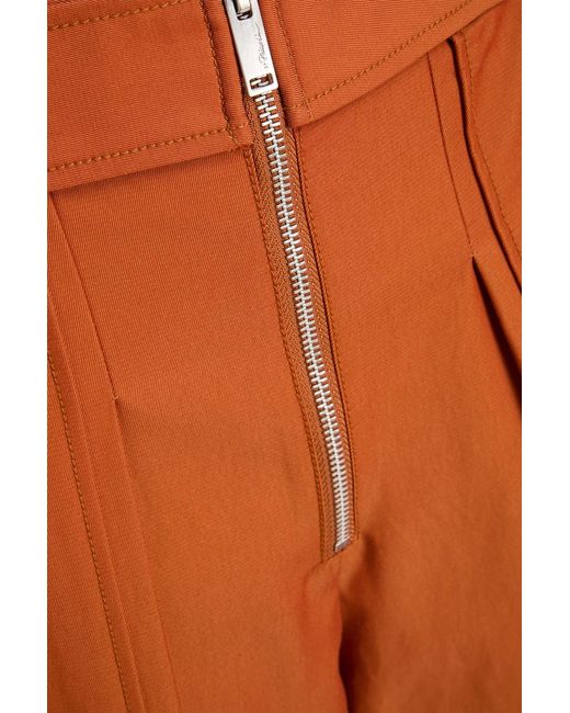 3.1 Phillip Lim Orange Cotton-blend Cargo Pants