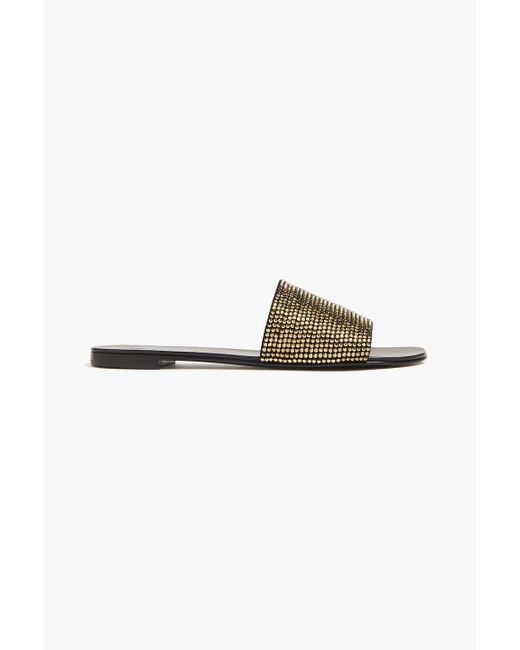 Giuseppe zanotti sale crystal slides