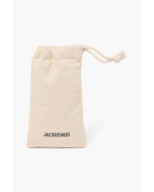 Jacquemus Blue D-Frame Acetate Sunglasses for men