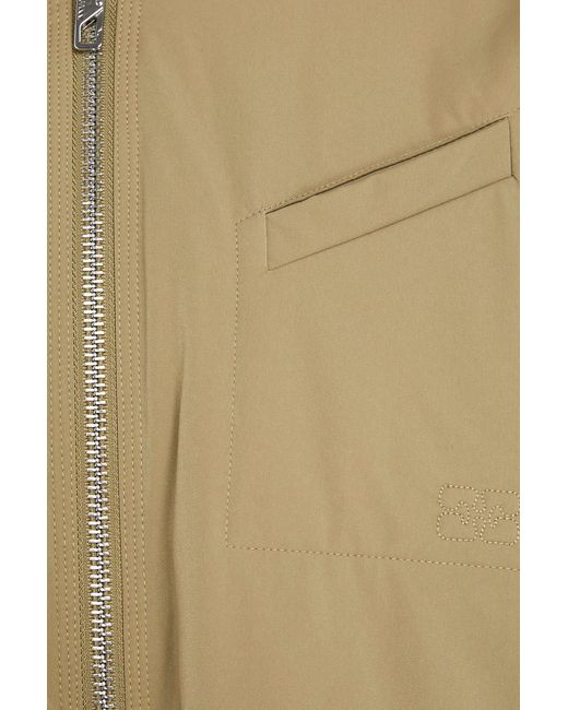Ganni Natural Shell Bomber Jacket