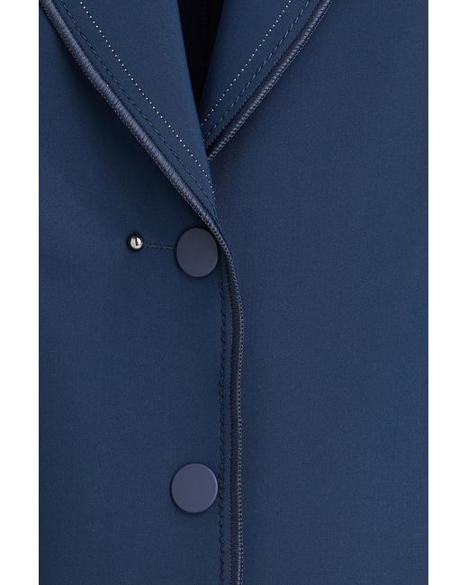 High Blue Stretch-Cady Blazer