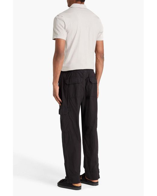 James Perse Blue Stretch-cotton Cargo Pants for men