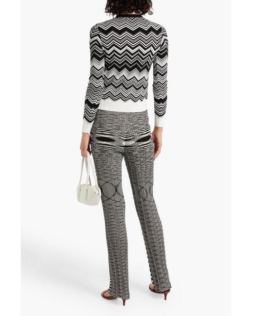 Missoni Black Crochet-knit Sweater
