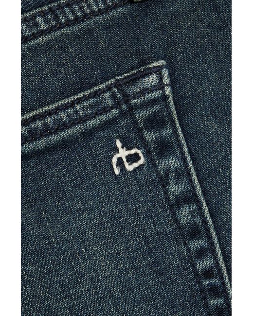 Rag & Bone Blue Fit 3 Slim-fit Faded Denim Jeans for men
