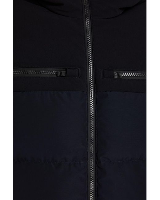Fusalp Blue Lauzon Quilted Two-tone Hooded Ski Jacket for men
