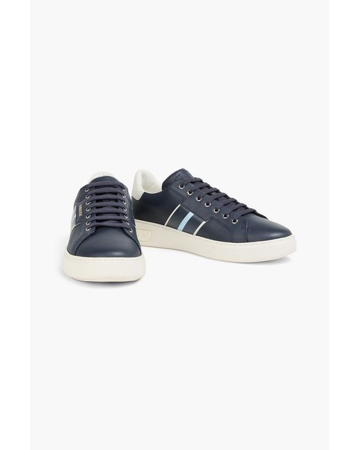 Bally Blue Myron Leather Sneakers for men