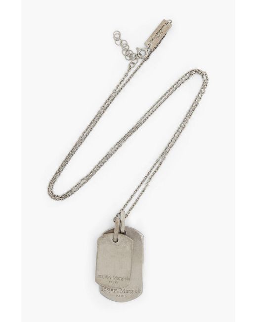 Affiti Necklace - Alexander Mcqueen - Silver - Metal