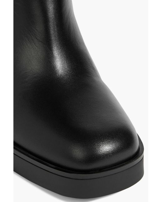 Stuart Weitzman Black Bethenny 80 ankle boots aus leder