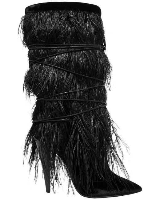 Saint Laurent Black Yeti 110 Ankle Boots