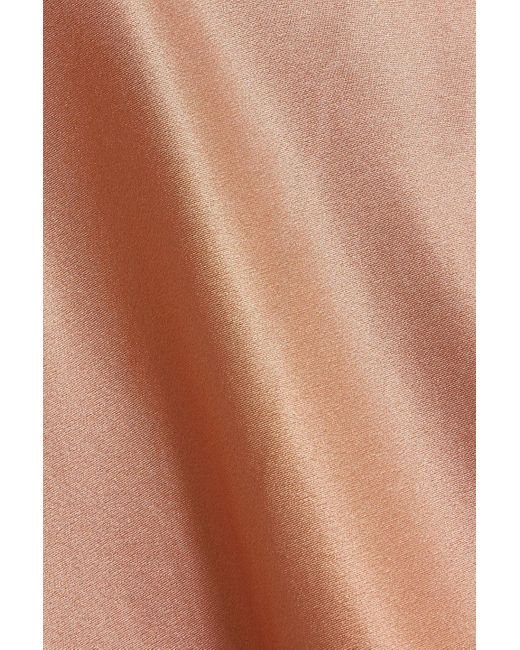 Michelle Mason Draped Wrap-Effect Silk-Satin Mini Dress main image 0