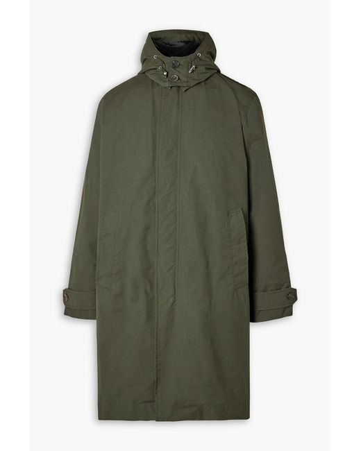 Mr P. Green Cotton-Blend Hooded Parka for men