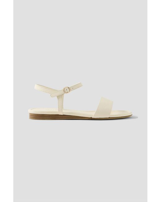 Gabriela Hearst White Alexi Leather Sandals