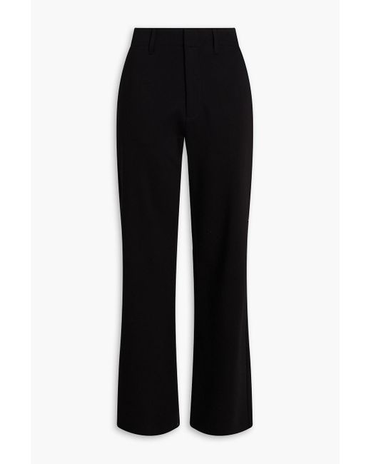 Rag & Bone Black Shea Ponte Straight-Leg Pants