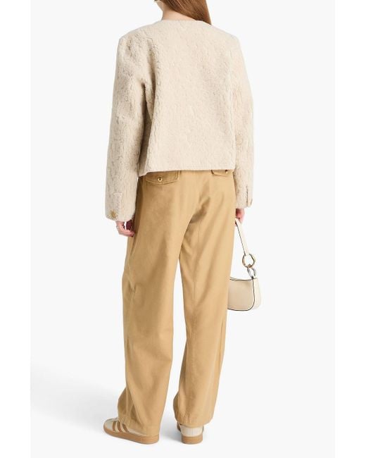 Rag & Bone Natural Cove Fleece Jacket