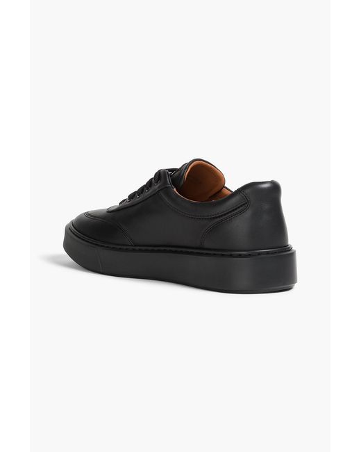 Bally Black Coby Leather Sneakers for men