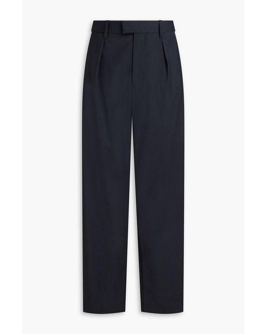 Sandro Blue Wool-Blend Pants for men