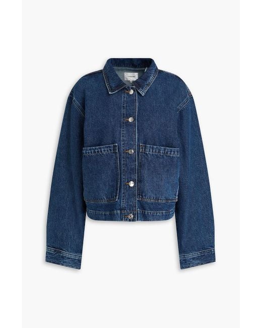 FRAME Blue Denim Jacket