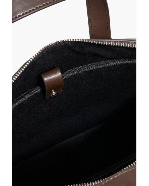 Paul Smith Brown Leather Briefcase for men