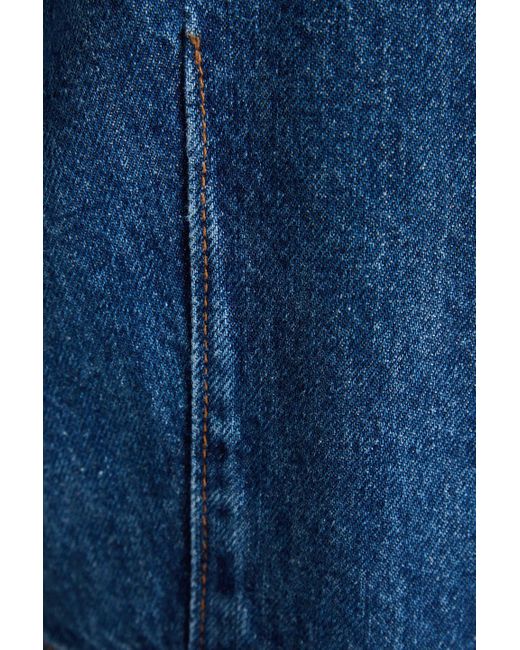 10 Crosby Derek Lam Blue Ezra Cropped Denim Jacket