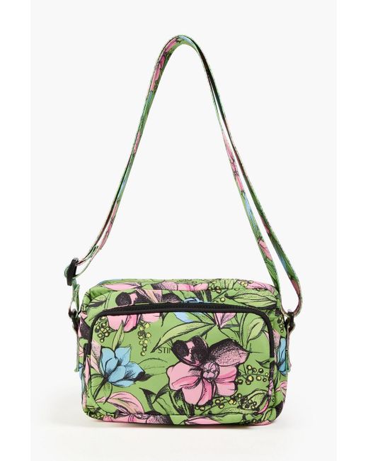 Stine Goya Metallic Pencil Garden Floral-Print Shell Shoulder Bag