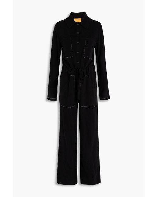 Guest In Residence Black Everywhere jumpsuit aus kaschmir