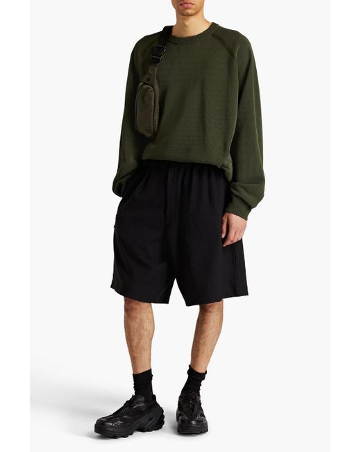 Y-3 Green Knitted Sweater for men