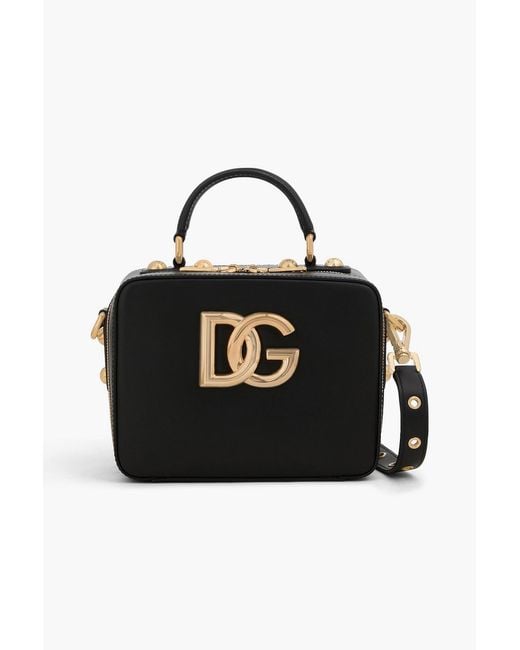 Dolce & Gabbana Black 3.5 Leather Tote
