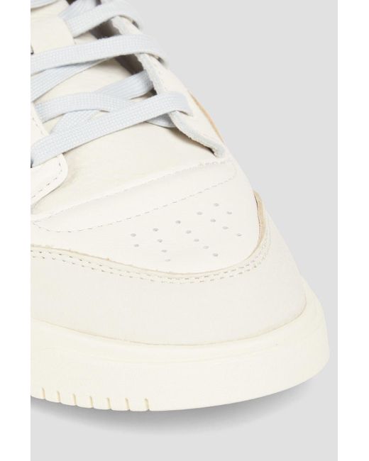 Adidas Originals White Forum Premiere Leather High-top Sneakers for men