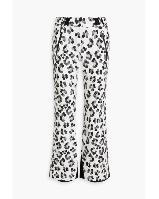 Aztech Mountain White Team Aztech Printed Bootcut Ski Pants
