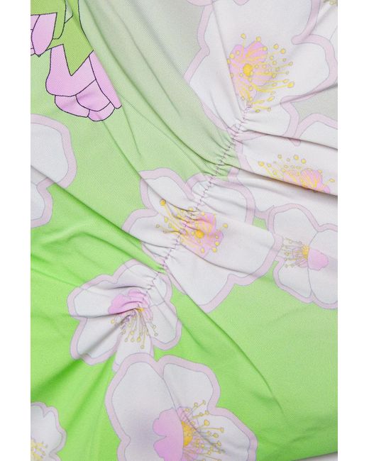 Cynthia Rowley Blue Bikini-höschen mit blumenprint