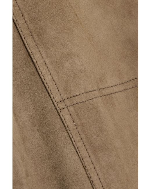 FRAME Natural Suede Pants for men