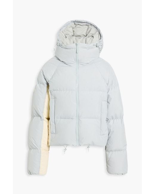 CORDOVA White Furano Quilted Hooded Down Jacket