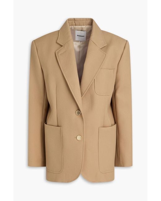 Sandro Natural Drill Blazer