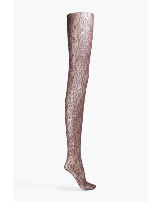 Zimmermann Brown Lace Tights