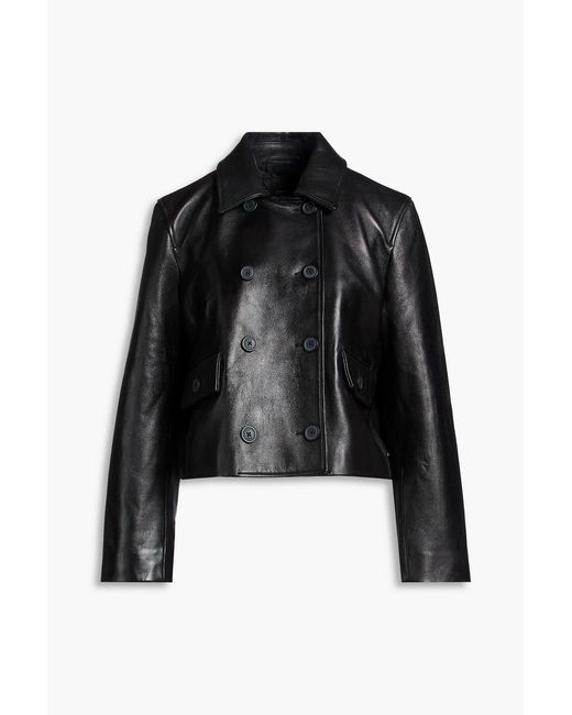 Maje Black Leather Jacket