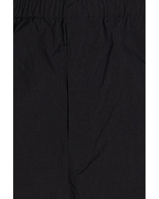 Y-3 Black Printed Shell Track Pants for men