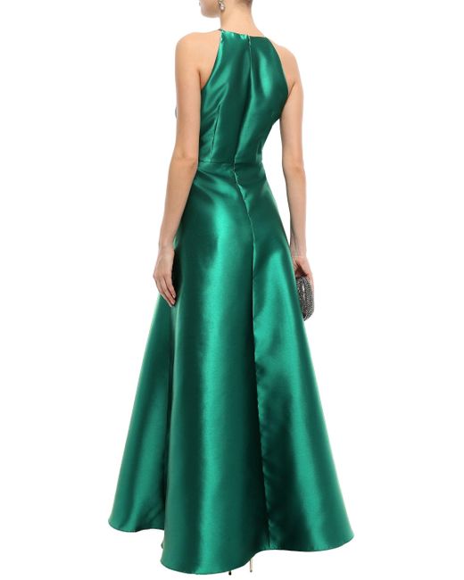badgley mischka emerald gown