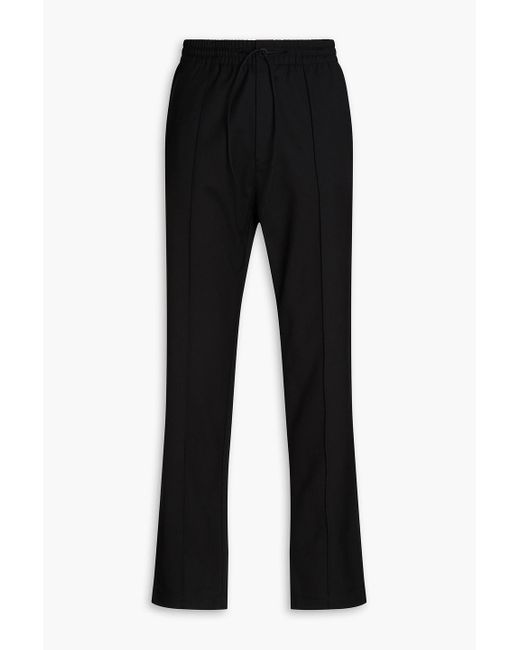 Y-3 Black Wool-blend Twill Pants for men