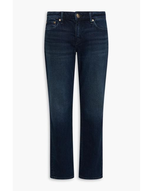 Rag & Bone Blue Dre Slim Boyfriend Jeans